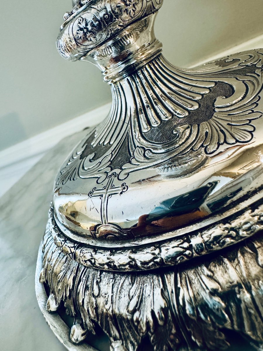 Chalice In Sterling Silver, Bordeaux 1739 - 1741-photo-2