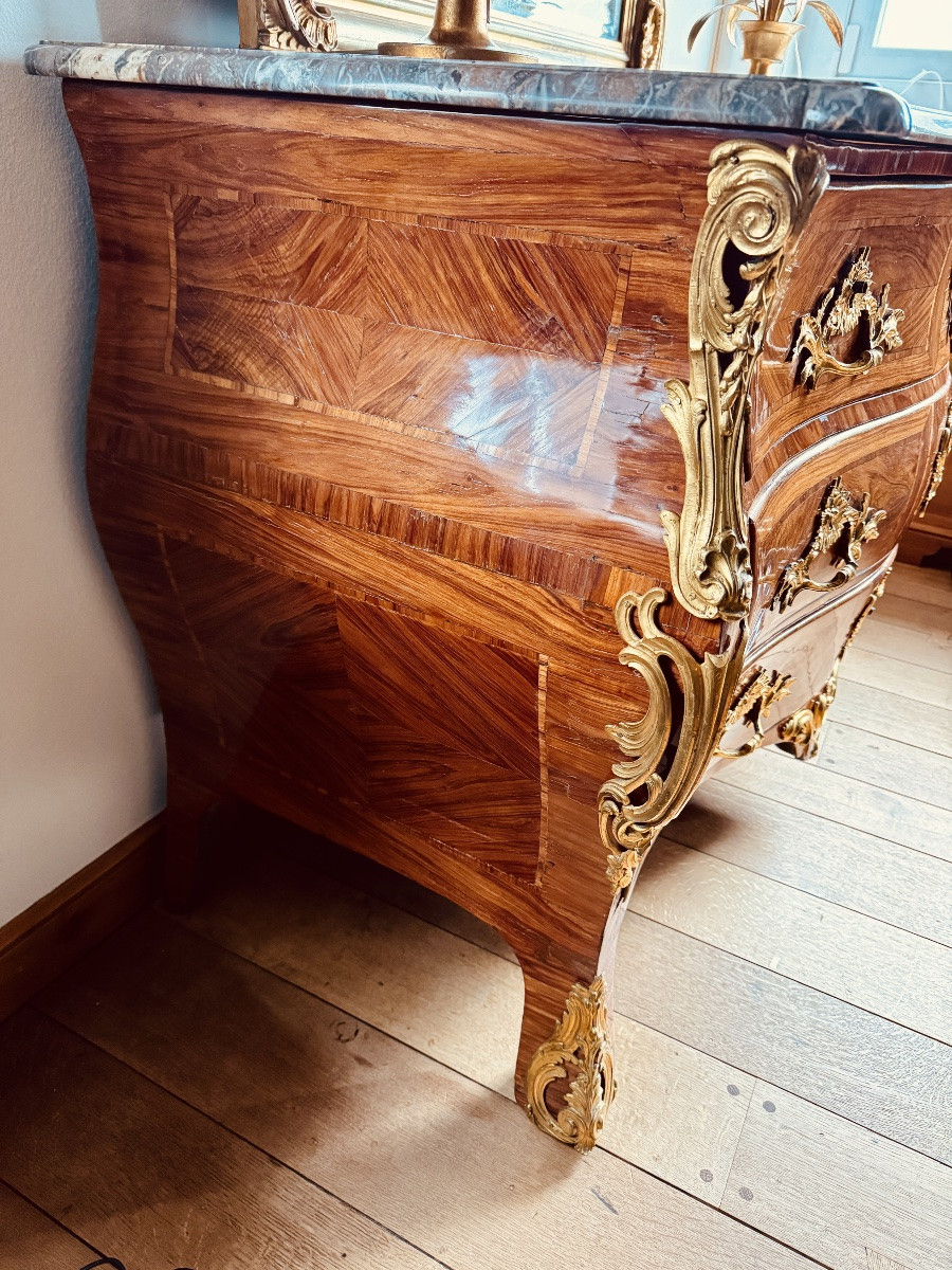 Louis XV Period Tomb Chest Of Drawers-photo-6