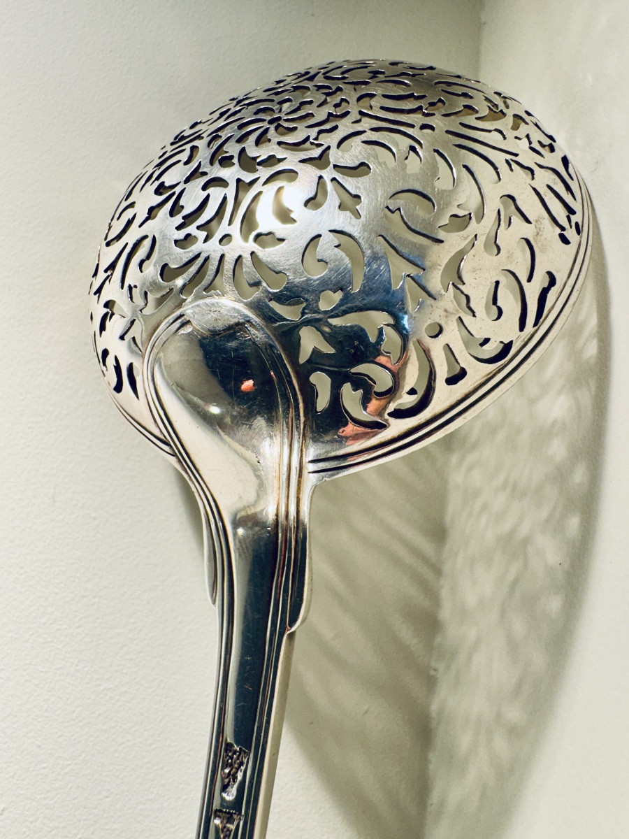 Solid Silver Sprinkling Spoon, Paris 1784-photo-3