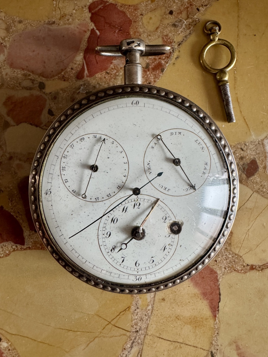 Large Silver Pocket Watch