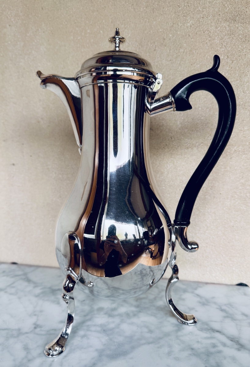 Cafetière XVIIIe en argent massif, Lausanne 1780-photo-4