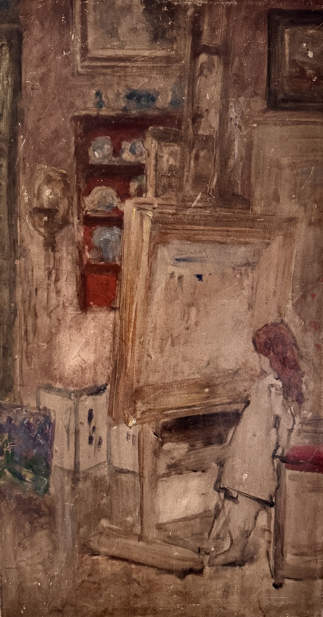 Jan Verhas (1852–1924) – “a Corner Of The Studio”