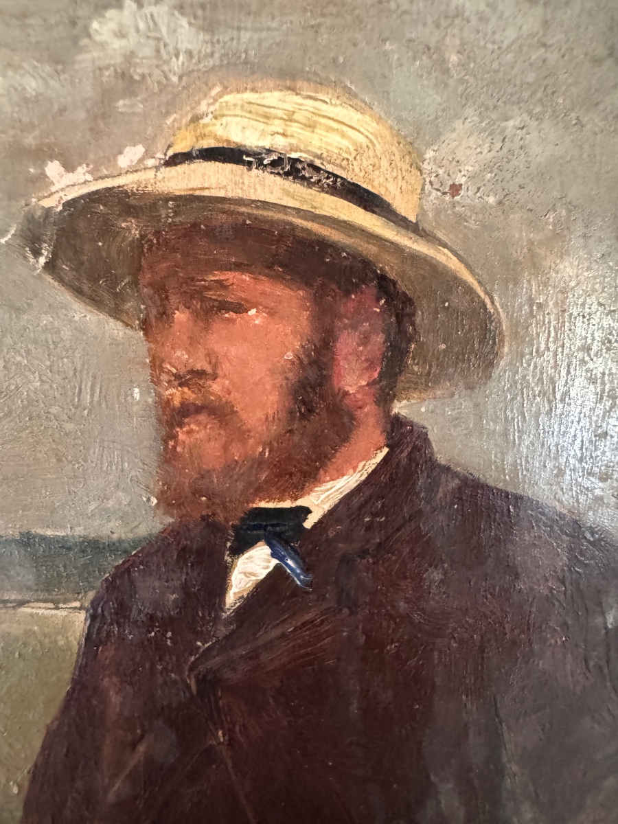 Jan Verhas (1852-1924) – Huile sur panneau, 1880-photo-2