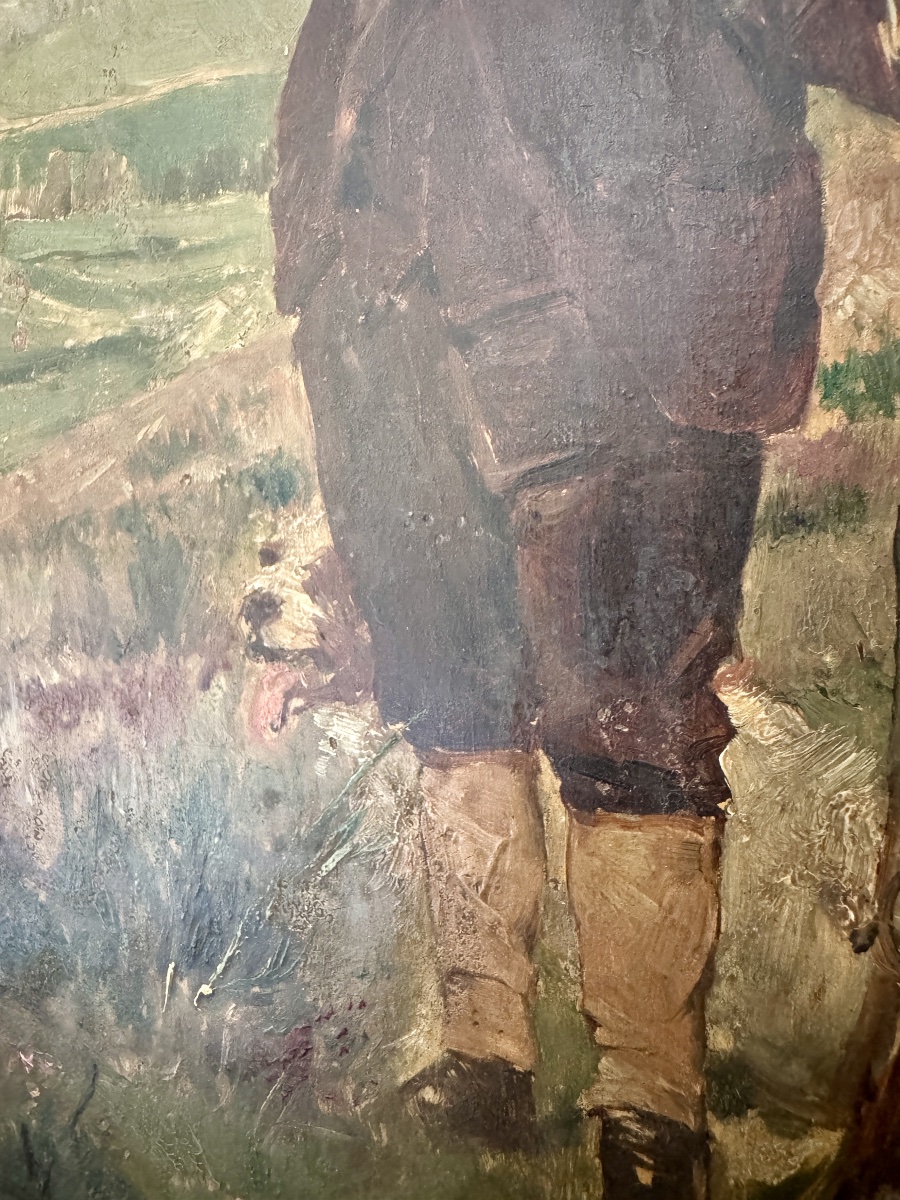 Jan Verhas (1852-1924) – Huile sur panneau, 1880-photo-4