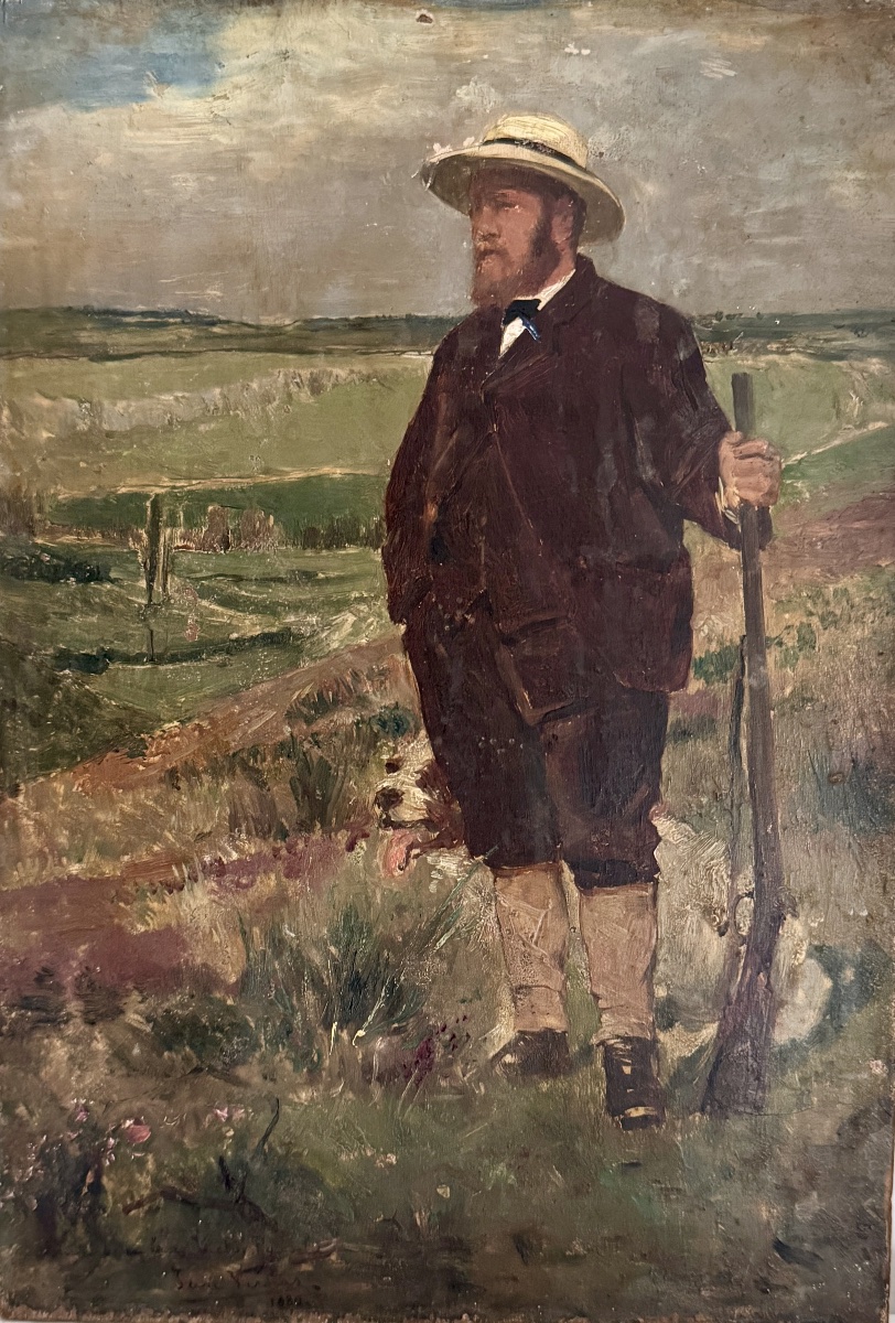 Jan Verhas (1852-1924) – Huile sur panneau, 1880