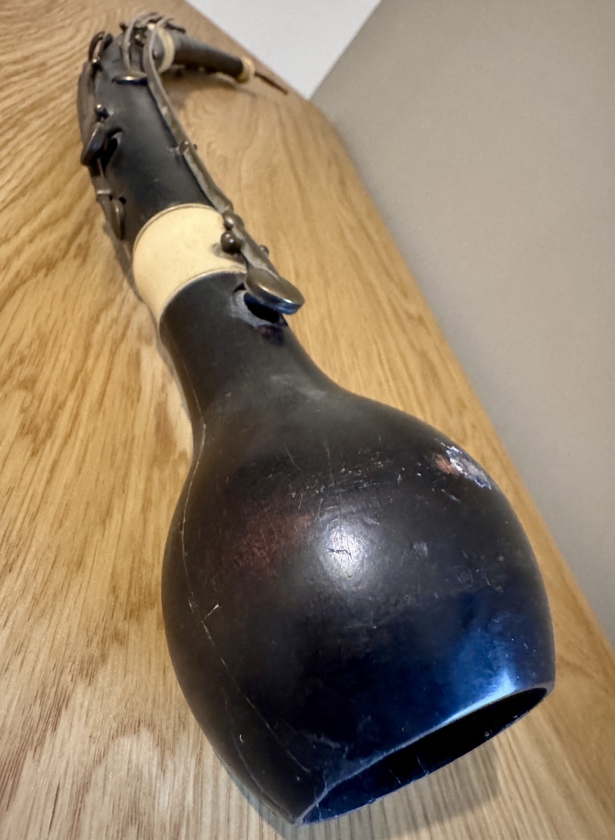 Leather-covered Wooden English Horn-photo-3