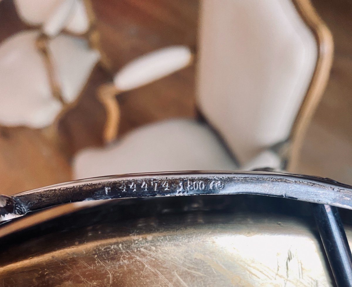 Louis XVI Style Planter In Sterling Silver-photo-4