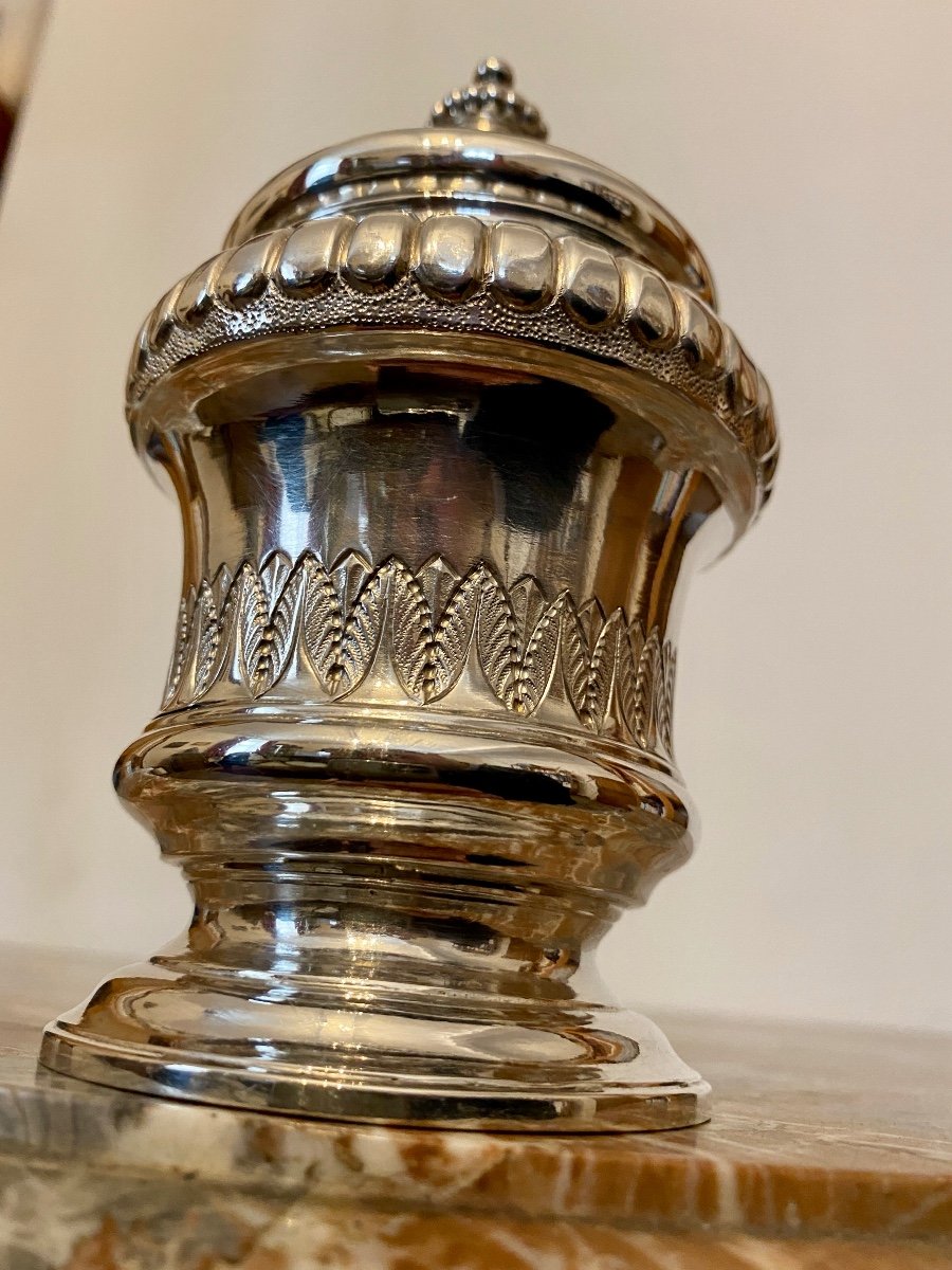 Boite à Thé En Argent Massif - Bruges 1748-1749-photo-5