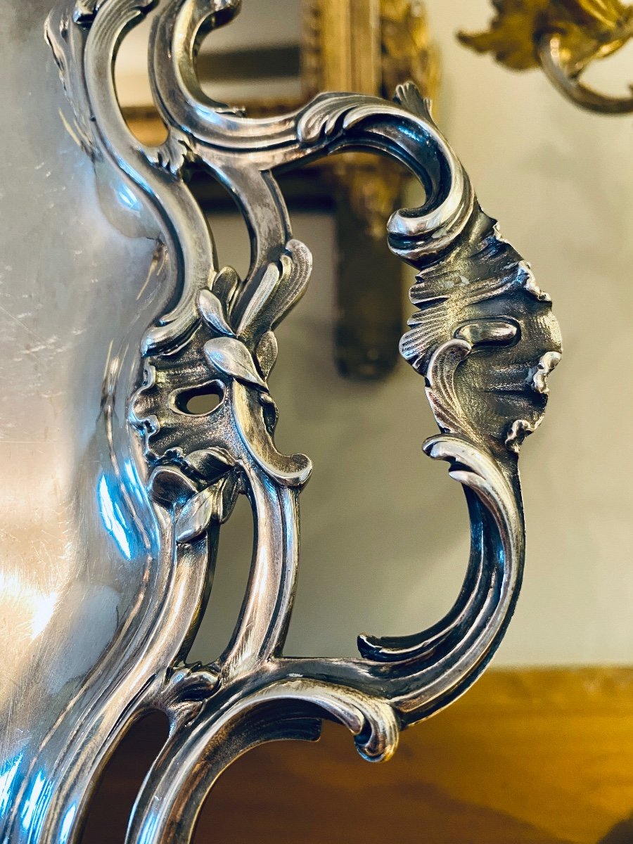 Plat En Argent Massif-photo-3