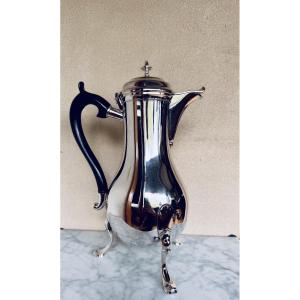 18th-century Coffee Pot Made Of Solid Silver, Lausanne, 1780