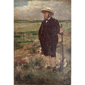 Jan Verhas (1852-1924) – Huile sur panneau, 1880