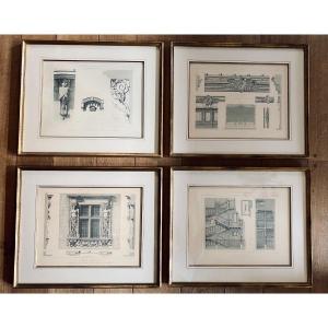 Series Of Four Engravings