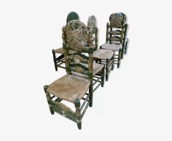 Lot Of 6 Catalan Chairs