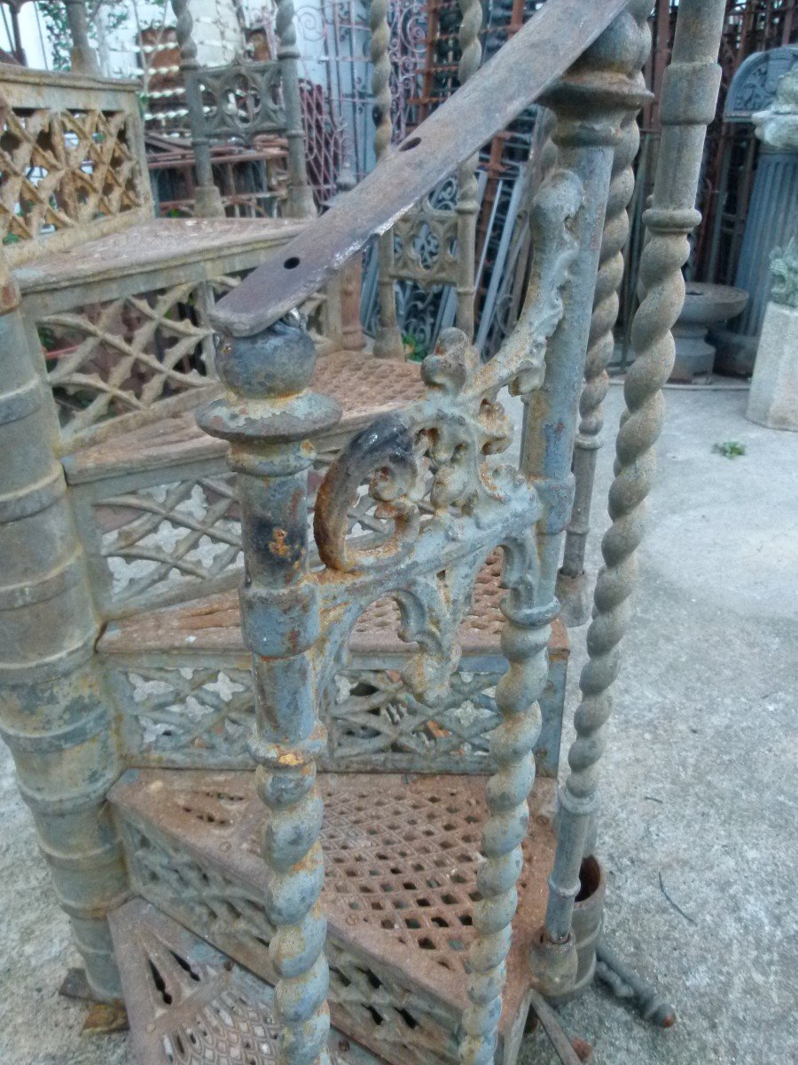 19th Century Cast Iron Staircase-photo-2