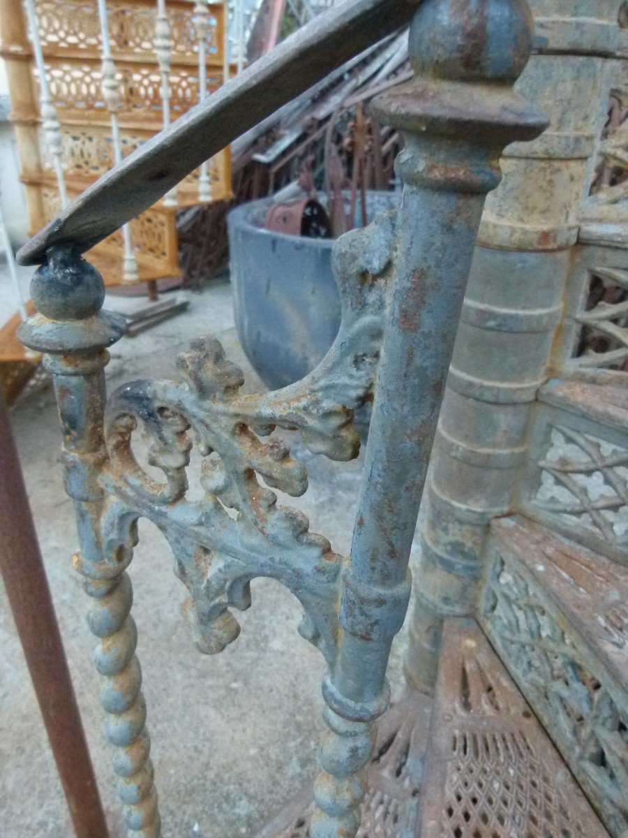 19th Century Cast Iron Staircase-photo-5
