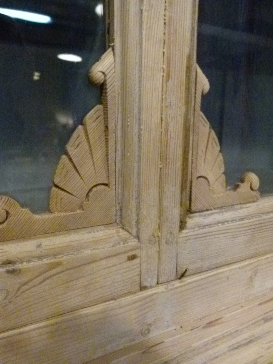 Vitrine En Bois XXème-photo-1