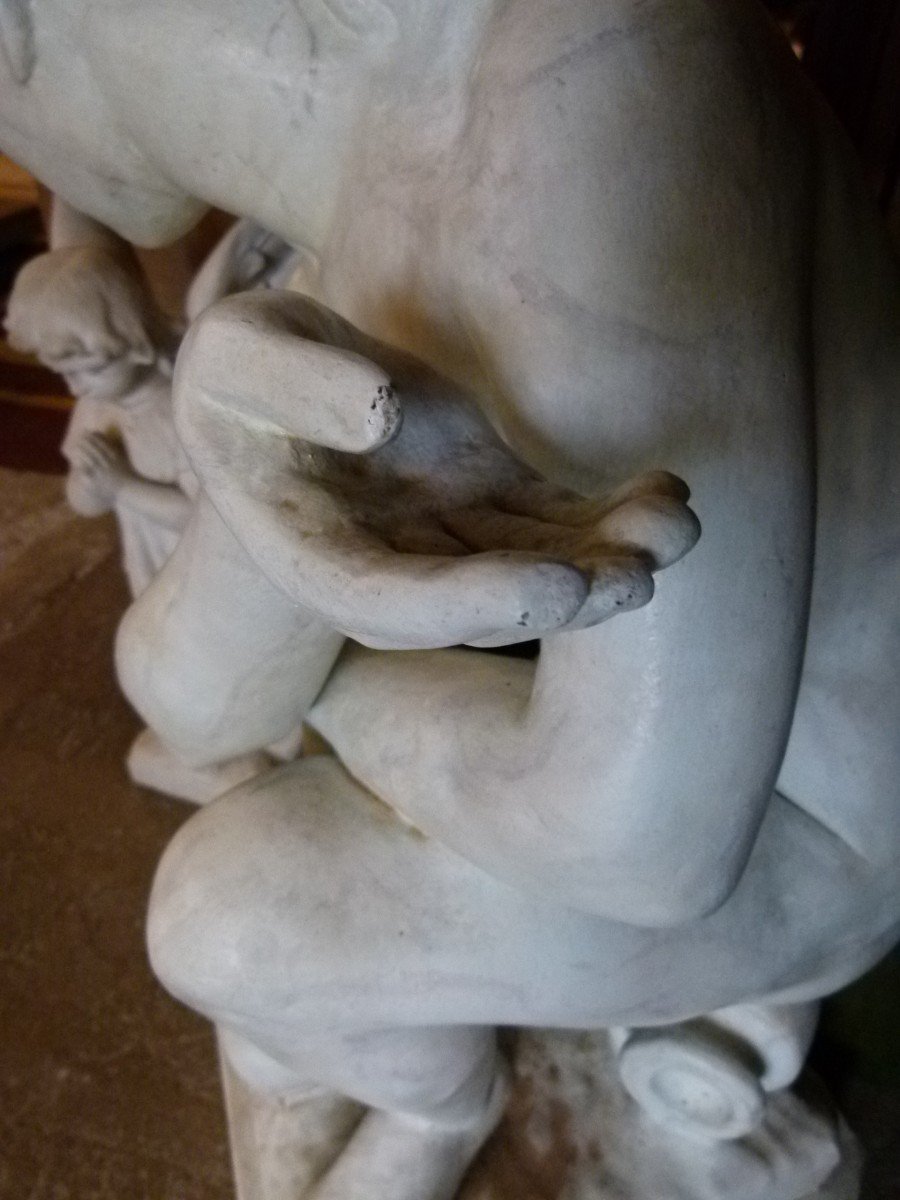 20th Century Patinated Bronze Sculpture-photo-4