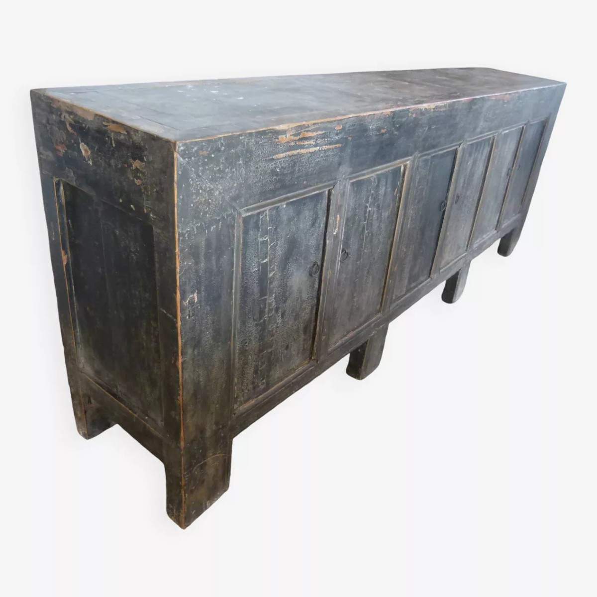 Enfilada In Painted Solid Wood Early 20th