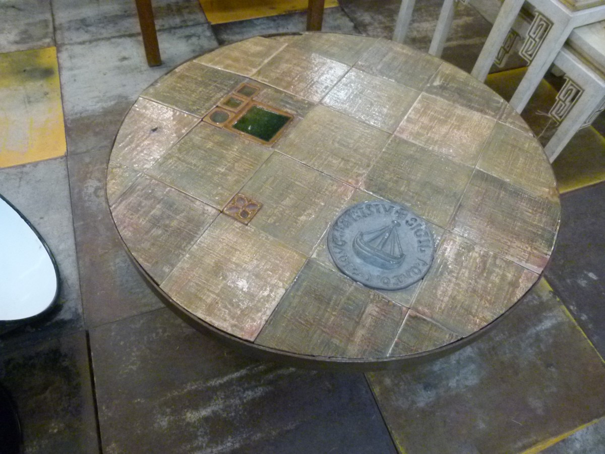 Table basse cèramique Vallauris-photo-3