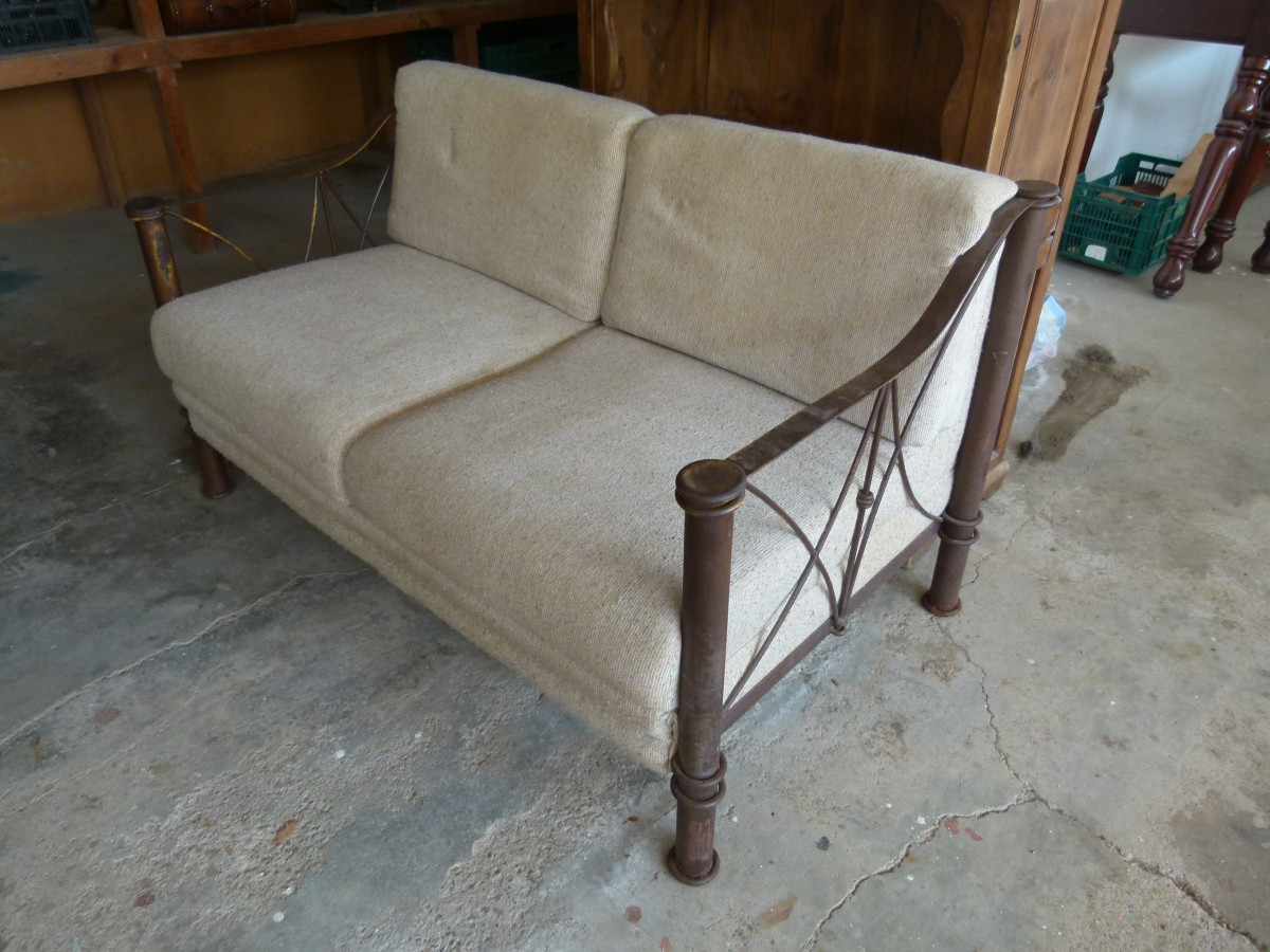 Sofa en fer forge-photo-2