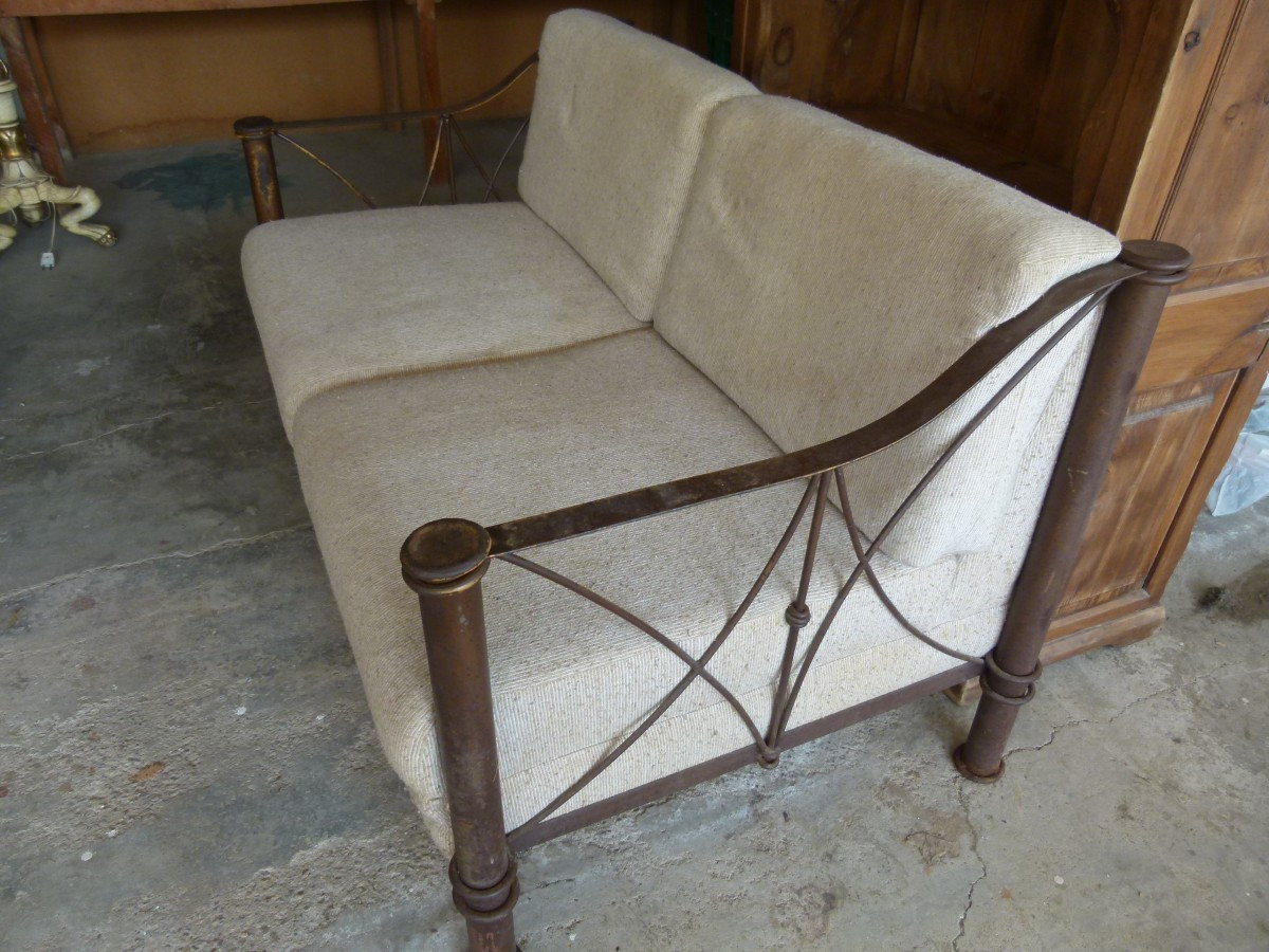 Sofa en fer forge-photo-3