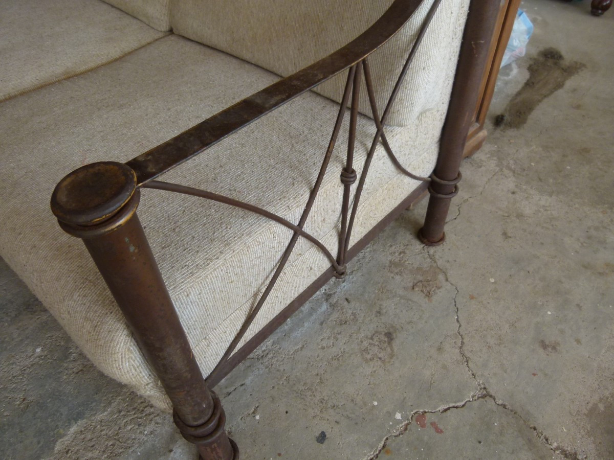 Sofa en fer forge-photo-4