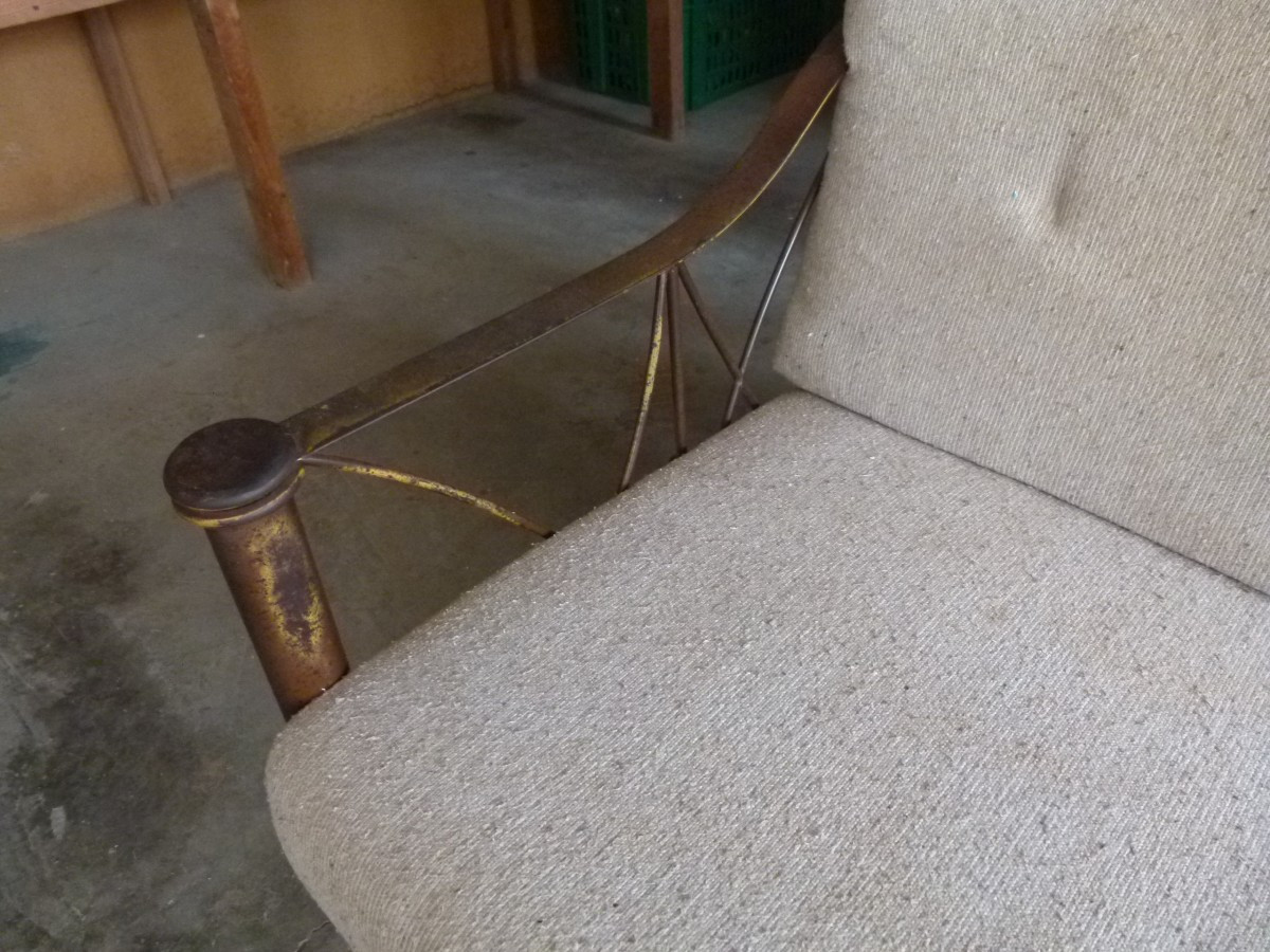 Sofa en fer forge-photo-2