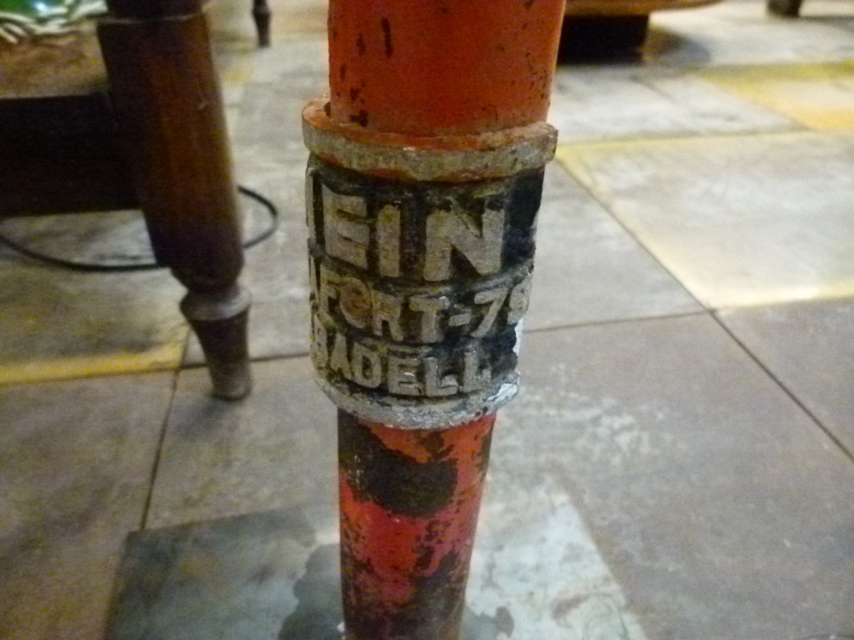 Pai de poubelles en fer années 50-photo-1