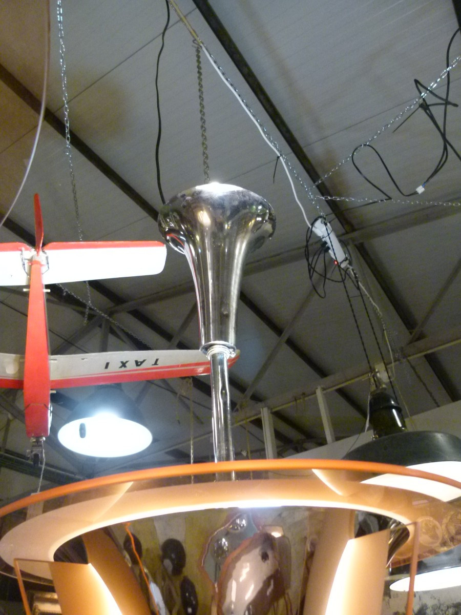 Art Deco Chandelier From The Petitot Workshops-photo-5