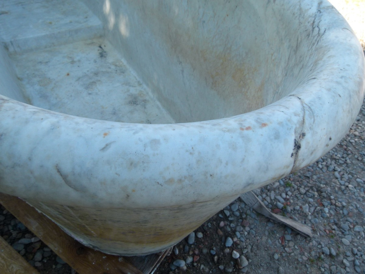 19th Century Marble Bathtub-photo-3