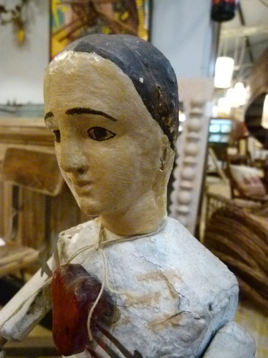  Vierge Marie s'habillant, XIXe siècle-photo-4