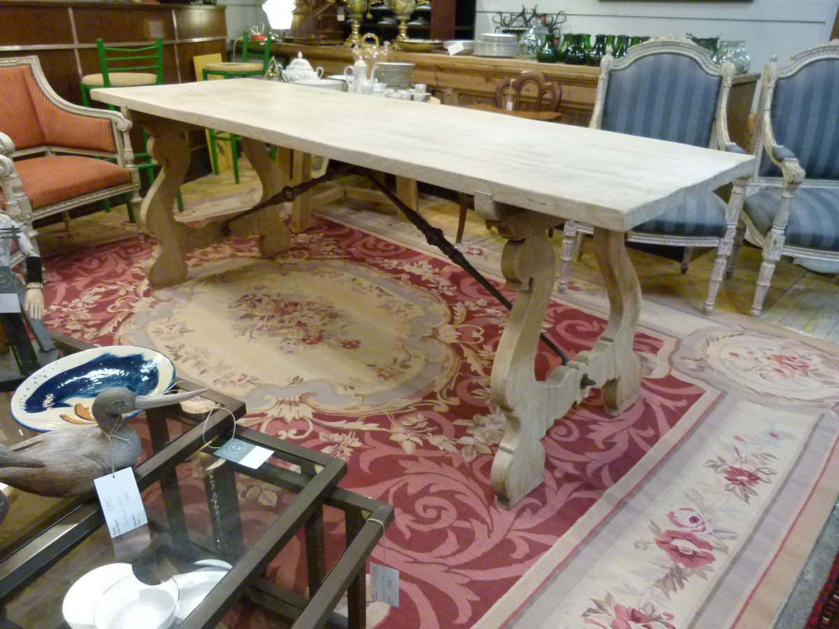 20th-century Oak Table-photo-2