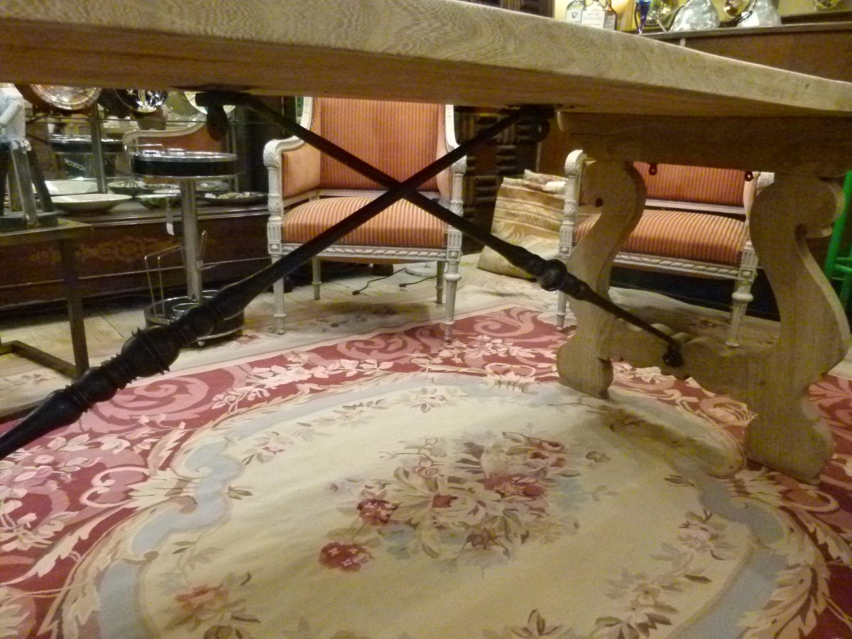 20th-century Oak Table-photo-2
