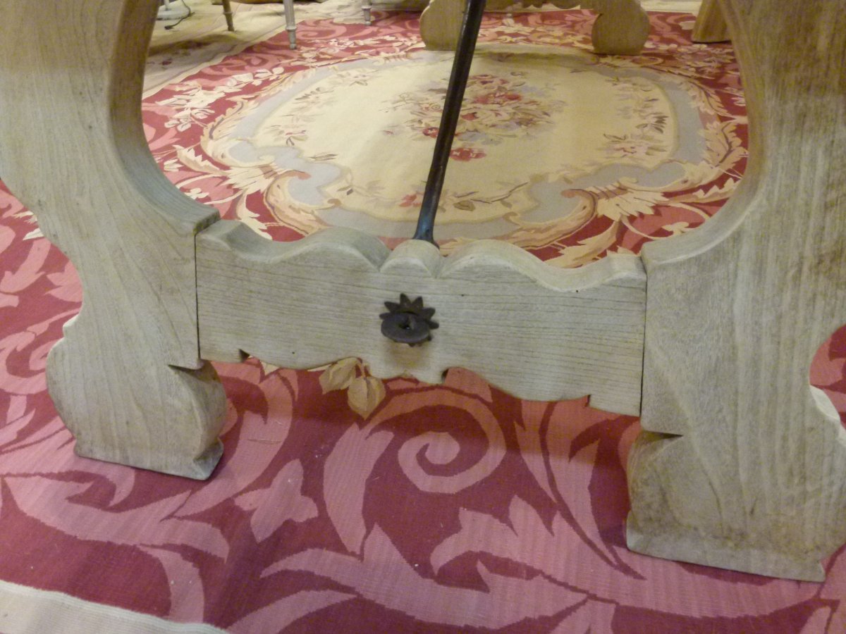 20th-century Oak Table-photo-3