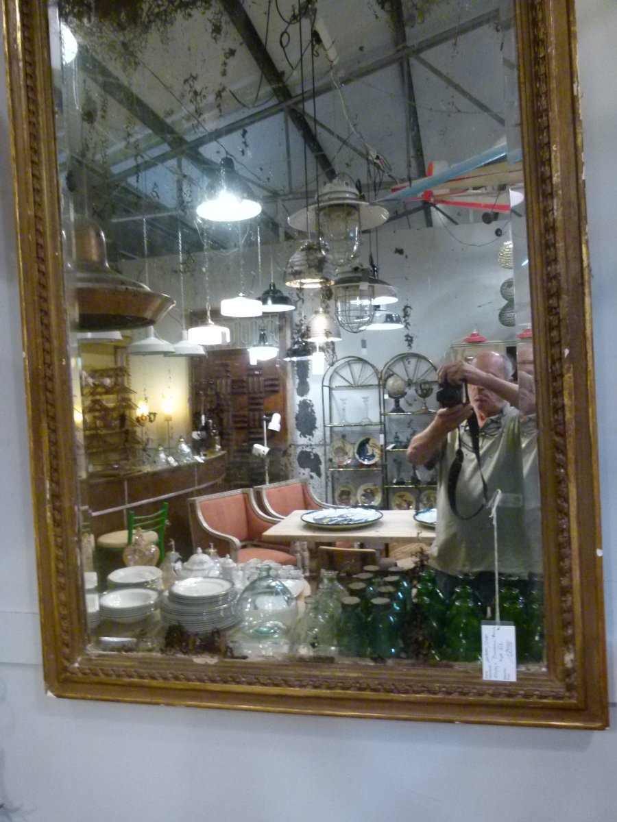 19th-century Trumeau Mirror-photo-4