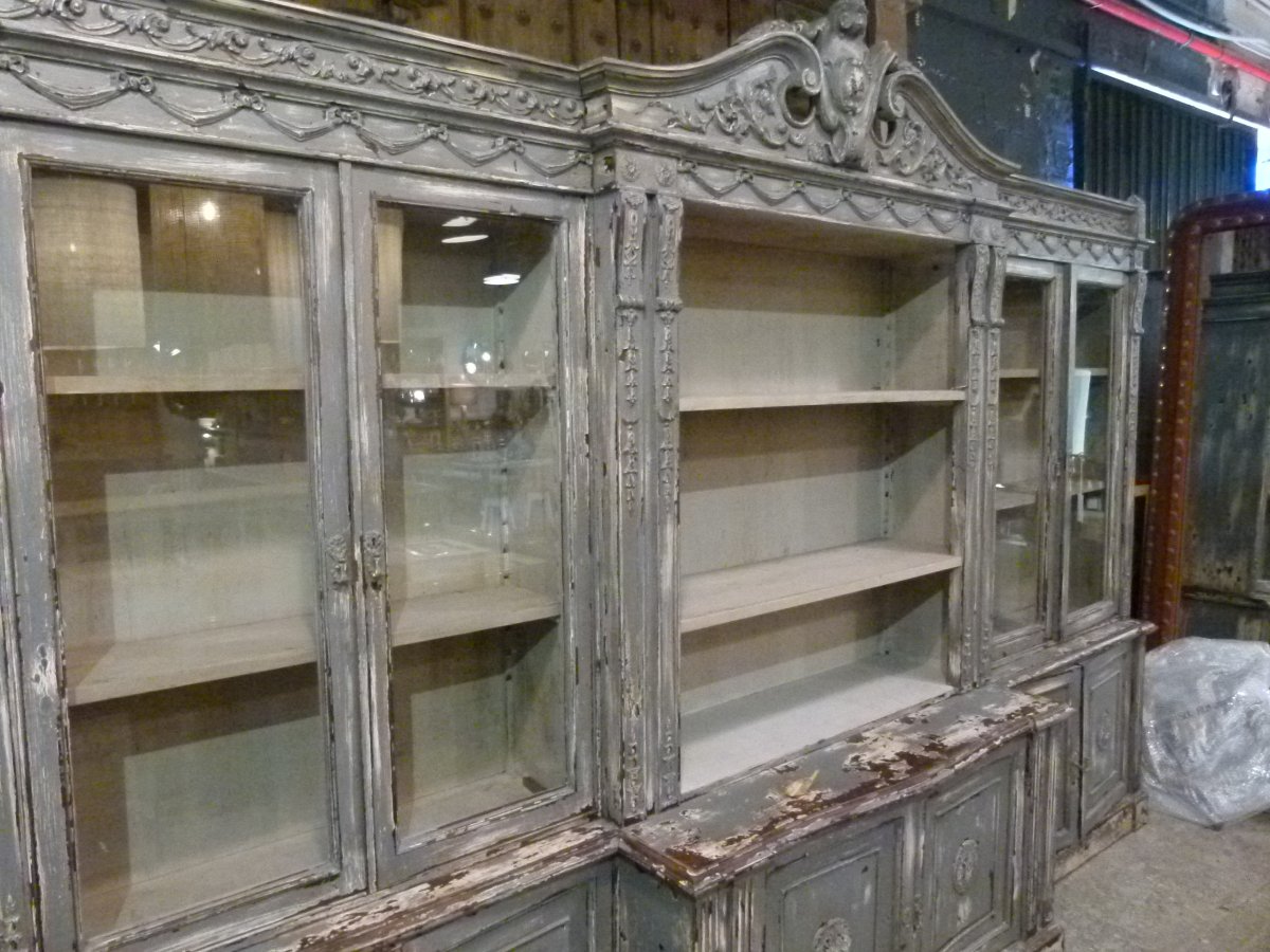 20th-century Solid Wood Display Case-photo-2