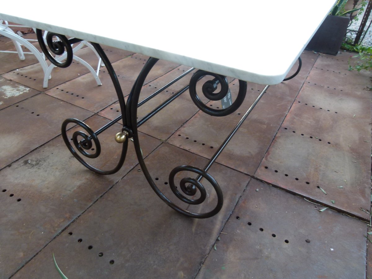 Table en marbre 20ème-photo-2