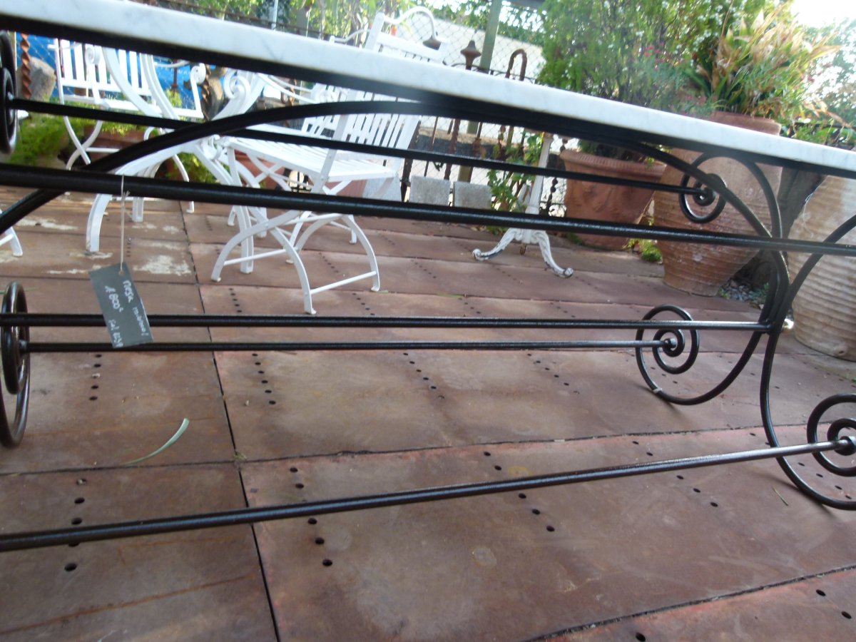 Table en marbre 20ème-photo-2