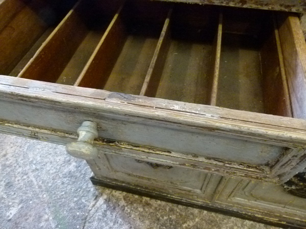Enfilade en bois peint-photo-4