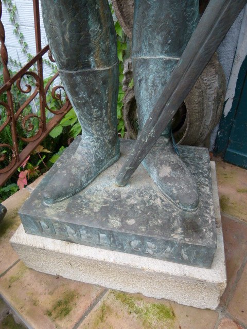 Sculture en bronze Pere le Gran de Ernesto Maragall-photo-2