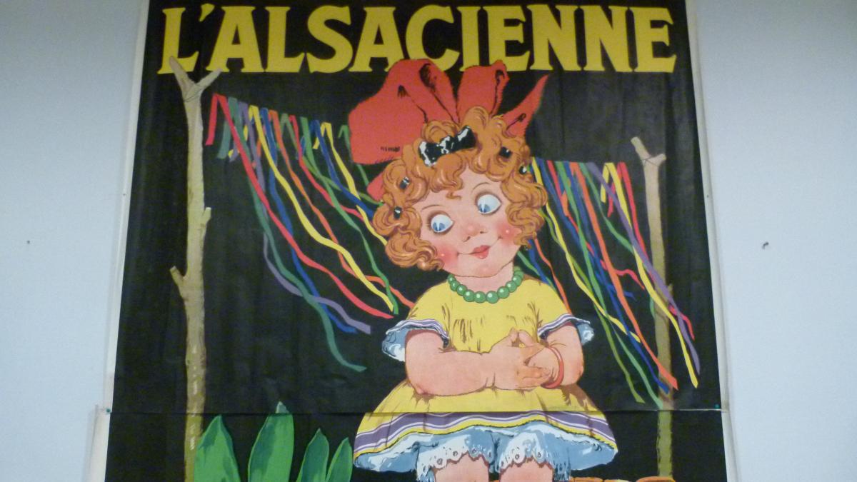 Grand Affiche l'Alsacienne De Roux-photo-2