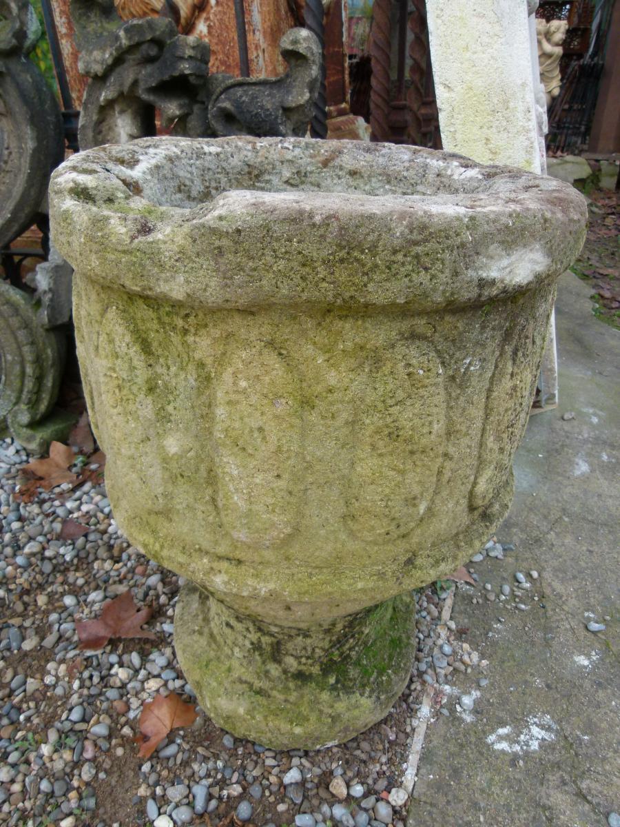 Pair Of Limestone Cups-photo-2