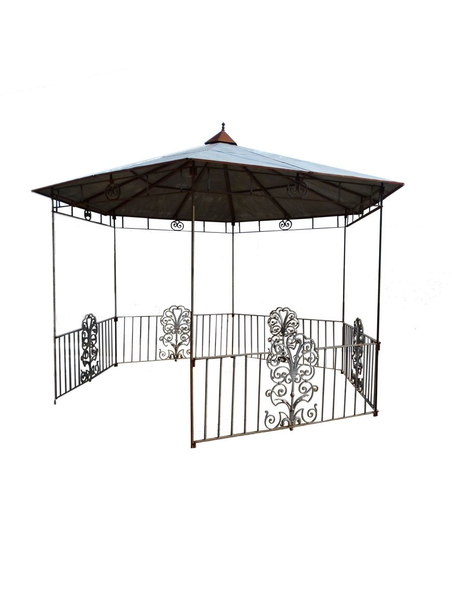 Pergola En Fer Forge Et Zinc XXeme