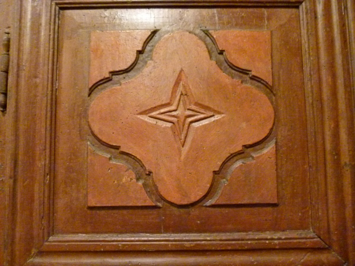 Armoire Catalan patiné  XVIIIème-photo-1