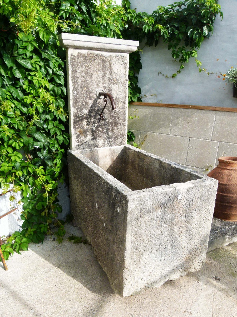 Fontaine En Pierre XVIIIeme-photo-4