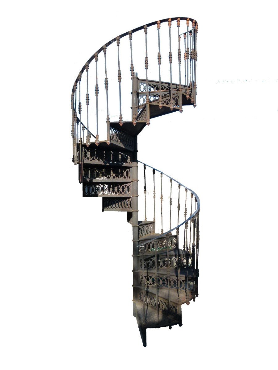 Escalier Colimaçon En Fonte XXme