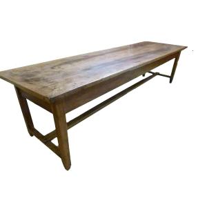 19th Century Oak Farm Table
