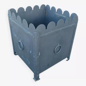 Pair Of Wrought Iron Planters