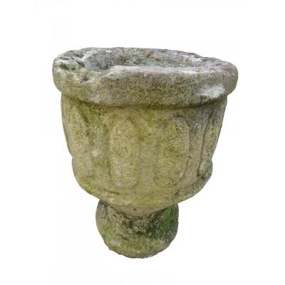 Pair Of Limestone Cups