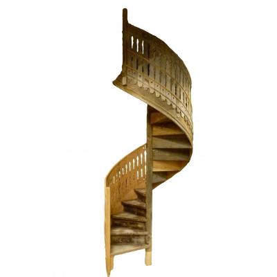 Wood Spiral Staircase